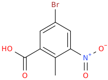 5-Bromo -2-methyl-3-nitrobenzoic acid