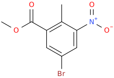 Methyl -5-bromo-2-methyl-3-nitrobenzoate